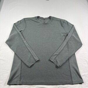 Ten Thousand Shirt Mens XL Gray Versatile Long Sleeve Performance Gym Stretch